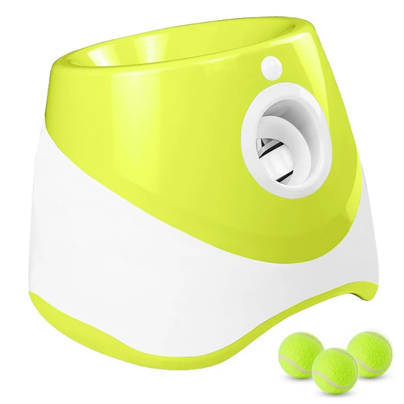 Whisker Cove Automatic dog ball launcher in green