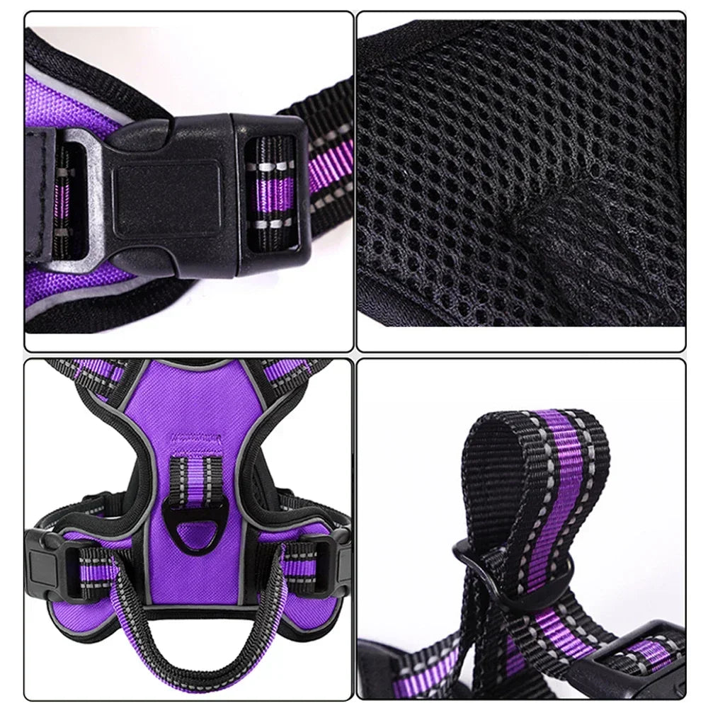 Adjustable Reflective Dog Harness