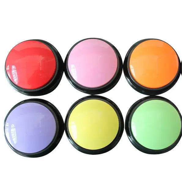 whisker cove pet training aid buttons in 6 colours