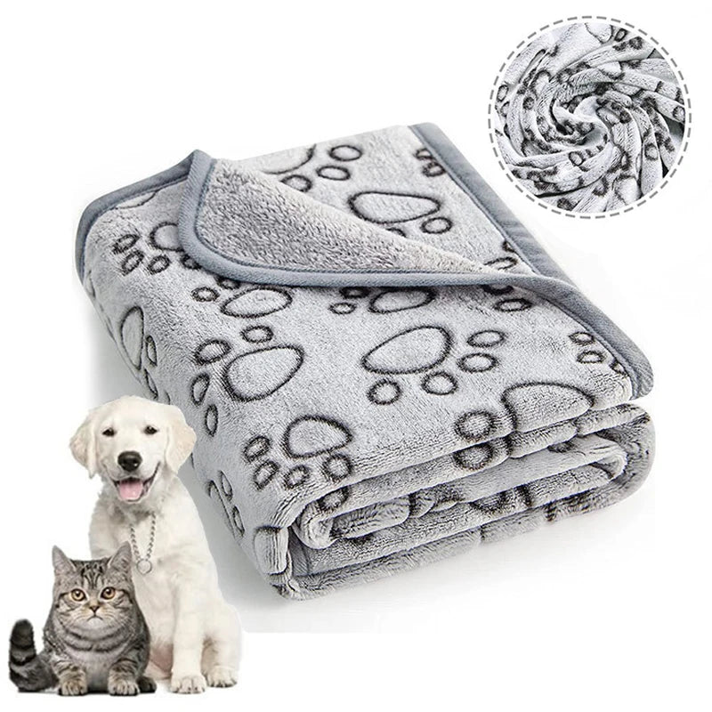 Whisker Cove pet blanket folden with cat and dog 