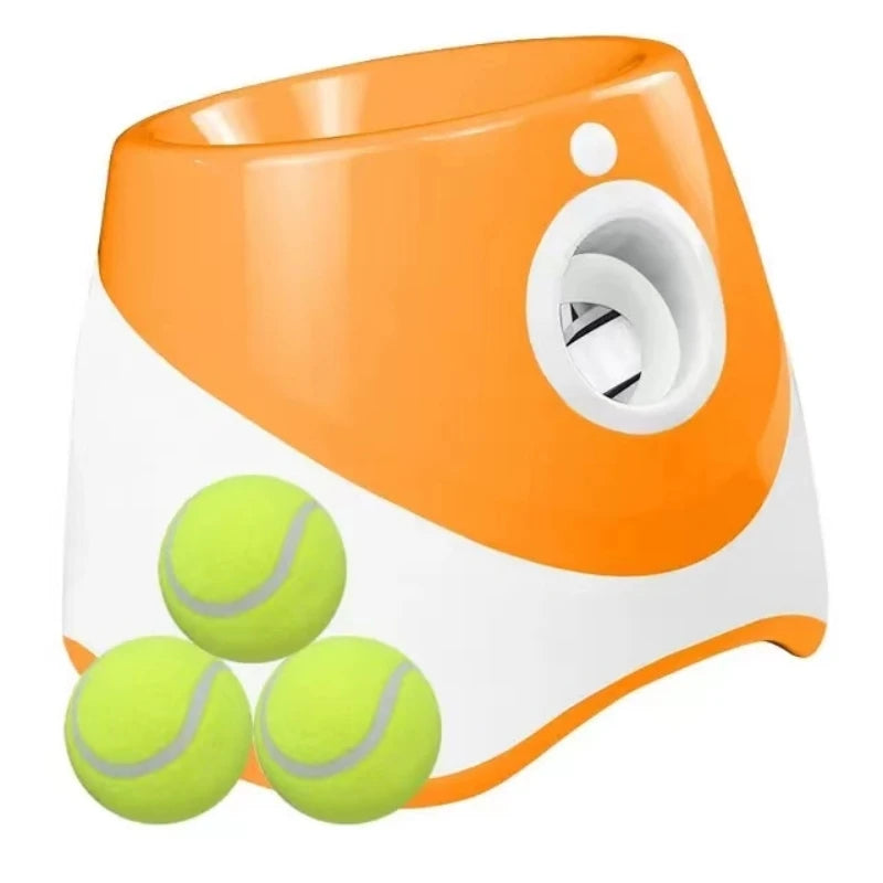 Whisker Cove Automatic dog ball launcher in orange